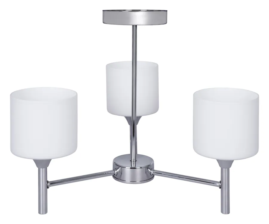 Żyrandol klasyczna lampa sufitowa wisząca Activejet MIRA Chrom potrójna 3xE27 do salonu