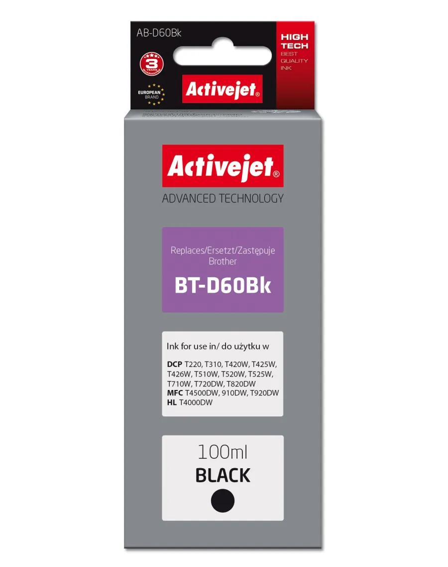 Tusz Activejet AB-D60Bk