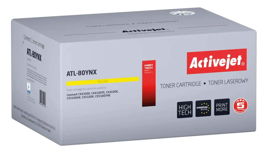 Toner Activejet ATL-80YNX