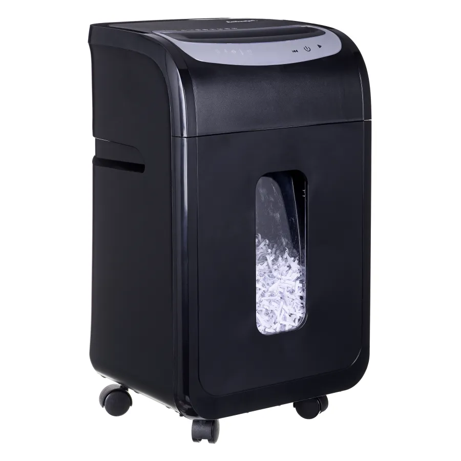 Niszczarka Activejet ASH-2502C, P-4, 28 l, ścinki 4x40 mm, 25 kartek, czarna